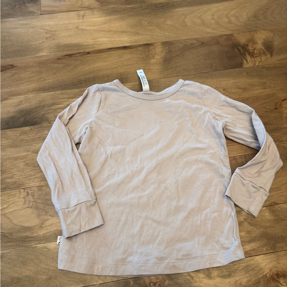 Long Sleeve Beige Shirt